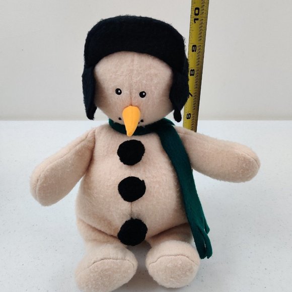 Fleece Navidad D. Frosty 1996 North American Bear Company Plush Snowman - Picture 10 of 11